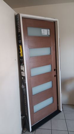 Steves & Sons FiberGlass Wood Edge Entry and Patio Door