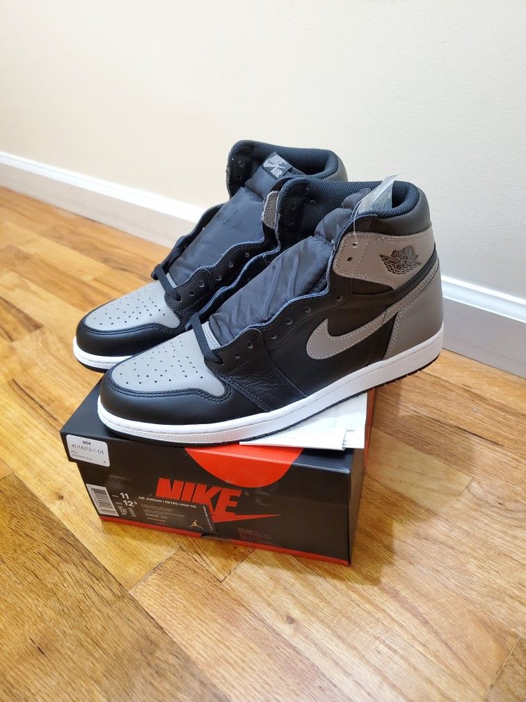Men's Jordan Retro 1 Shadow Size 11 2018