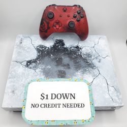 Microsoft Xbox One X 1TB Gears Of War Edition Gaming Console - 90 DAY WARRANTY - $1 DOWN - NO CREDIT NEEDED 