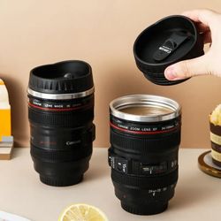 Camera Lens Style Coffee Cup