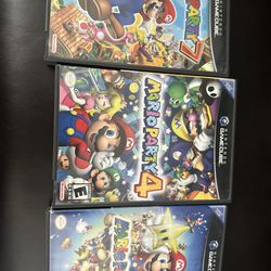 Gamecube Mario Party 4,5,7