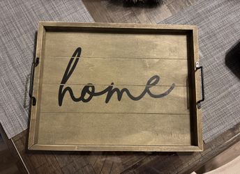 Wooden tray