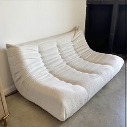Designer Chair Togo Mid Century Modern Italian Vintage Style Floor Sofa Set