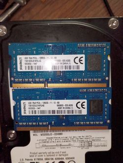 Kingston 4GB DDR3 SO-DIMM RAM – 2 Sticks