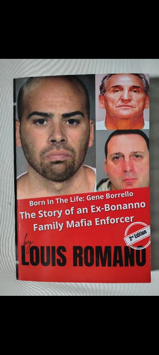 Mafia Book About Gene Borello.. Signed