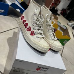 CDG (PLAY) CONVERSE HIGH TOP