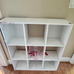 9 Cube Storage organizer-white