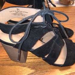 Black Strap High Heel Shoes