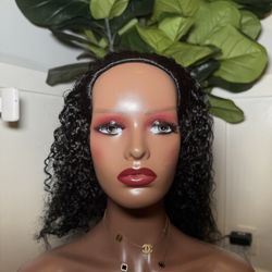 Ray Half Wig Human Hair Deep Wave 