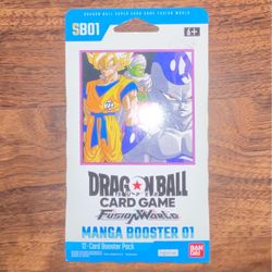 Manga Booster 01 SEALED BLISTER PACK Dragon Ball Super Card Game Fusion World