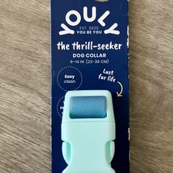 Youly the thrill-seeker dog collar 9-14 in/Size small