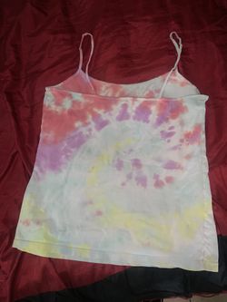 Tie Die Spaghetti Strap