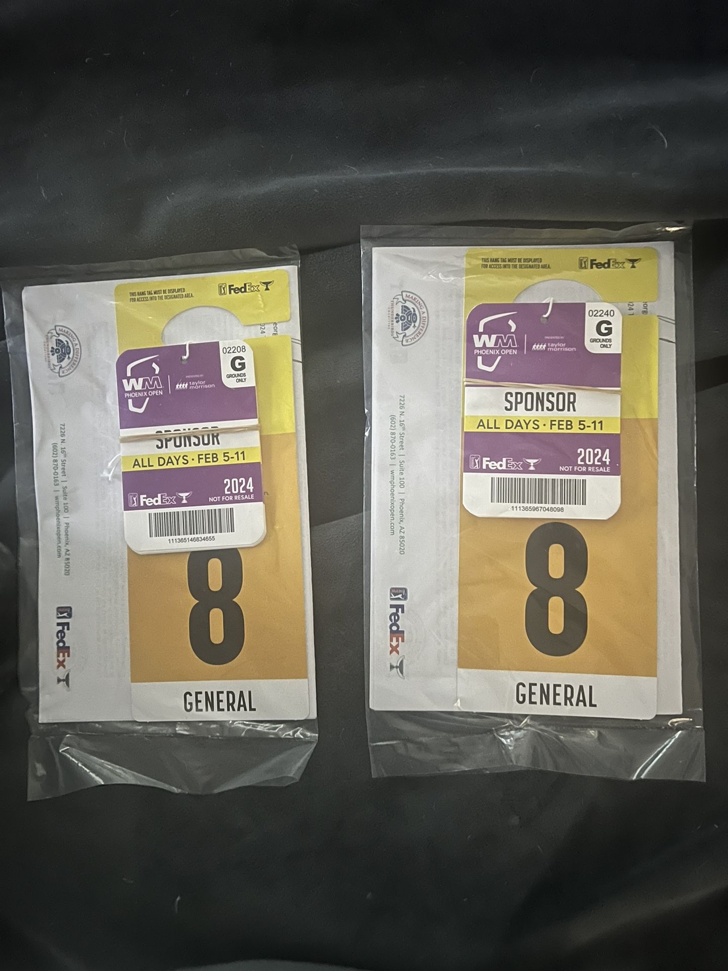 2024 Waste management Phoenix Open Tickets - Week Pass