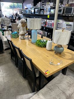 Dining table + 6 chairs , dining set