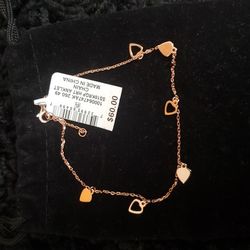 Anklet Chain  Gold Rose.