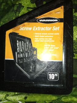 SCREW EXTRACTOR SET 10pc