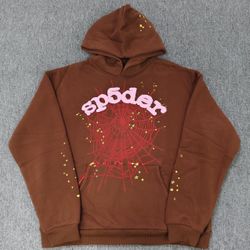 Sp5der Web Hoodie 'Brown'
