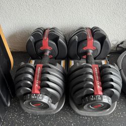 Bowflex dial up Dumbbells 52.5lbs