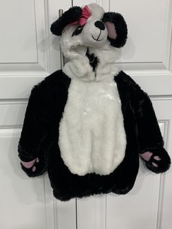 Infant Panda Halloween Costume Size 3-6M