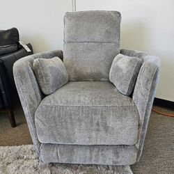 Fabric Swivel And Rocking Recliner Chair 