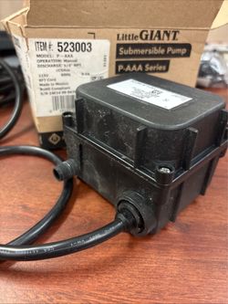 Little Giant P-AAA Series Submersible Pump