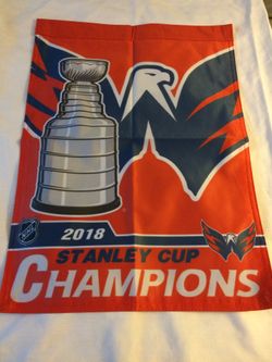 Washington capitals Stanley cup garden flag