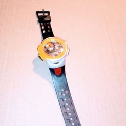 +2012 Toys Transformers Prime Auto Bot Roll Out LCD Watch need battery

