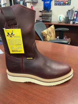 Bota dé piel para trabajar marca workmen