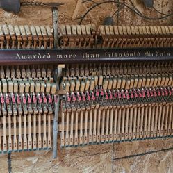 Free Inside Antique Piano (Action & Hammers) - Cool Looking!!