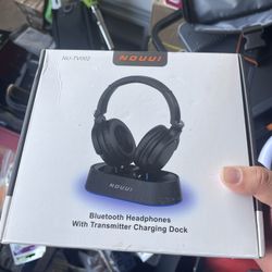 NOUUI Wireless TV Headphones NU-TV002 Black