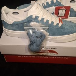 Light blue sketchers