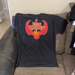Size Large, Vintage, Jeff, Carter T-Shirt.