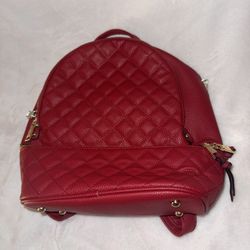 Red  backpack