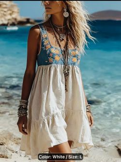NEW Bohemian style dress LARGE