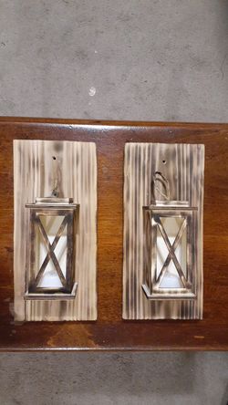 Hand crafted wall lanterns