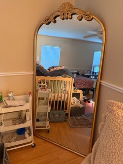 azalea park gold arched full length mirror 36x72