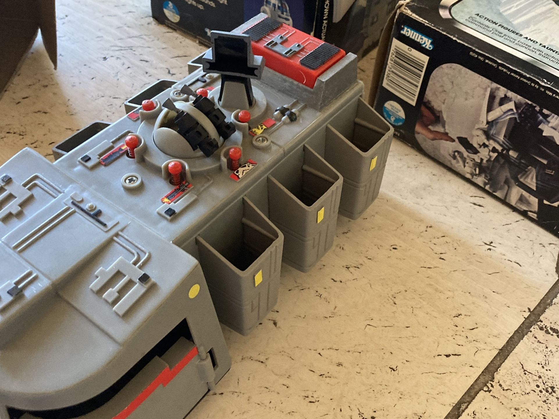 Nice vintage boxed collection of Star Wars toys playsets remote controlled R2D2 Hoth Base Imperial Troop Transport A New Hope