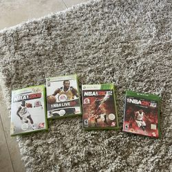 Set 4 Xbox Games W Manuals 