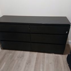 Black IKEA dresser