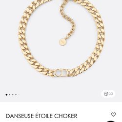 Christian Dior Chocker Bracelet Set