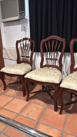 Set Of 4 Chairs Dining 