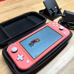 Nintendo Switch Lite Coral Pink