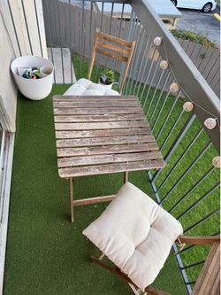 Patio table and chairs