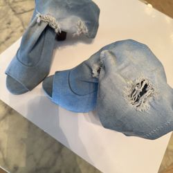blue jean shoes