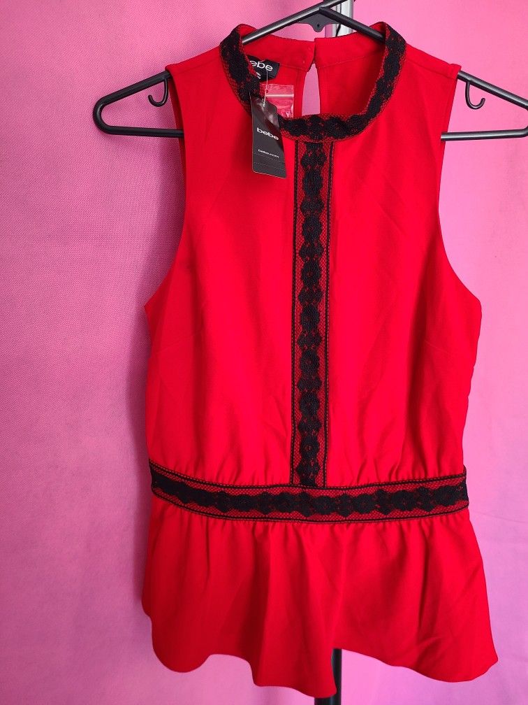 BEBE RED TANK