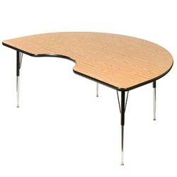 Wood Kidney Table