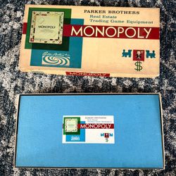Vintage Monopoly Game 1961