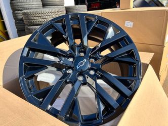 4X BRAND NEW 22" GMC Yukon Sierra OEM Chevy Silverado Tahoe 5903 wheels BLACK