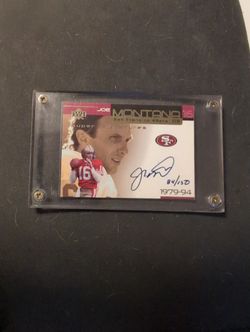 1999 Upper Deck Ovation Signatures Silver Joe Montana #16