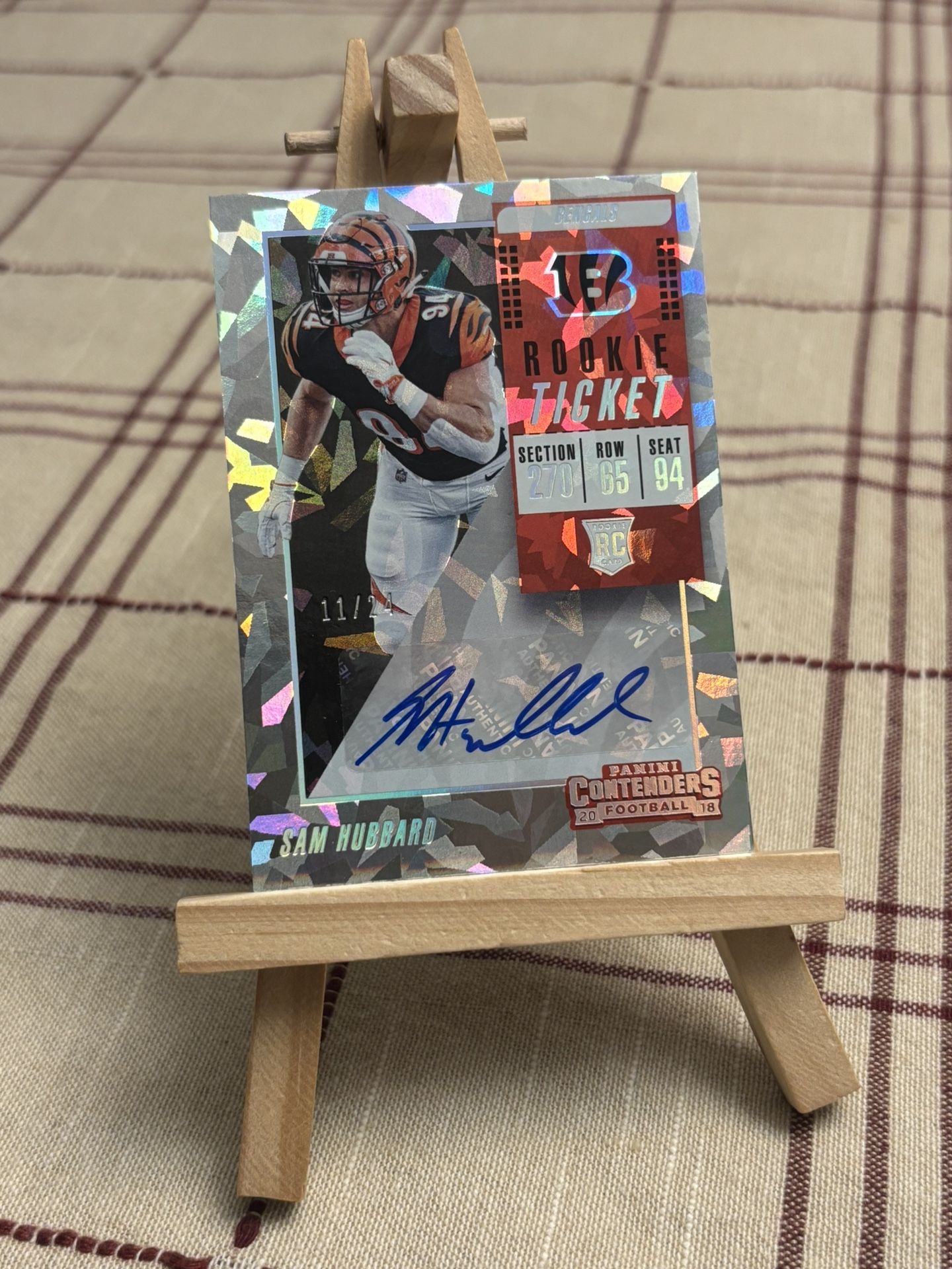 Sam Hubbard Rookie Ticket Auto /24